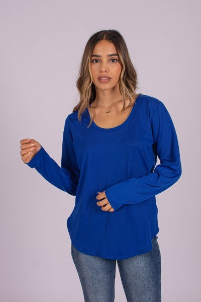 Blusa Escote Redondo