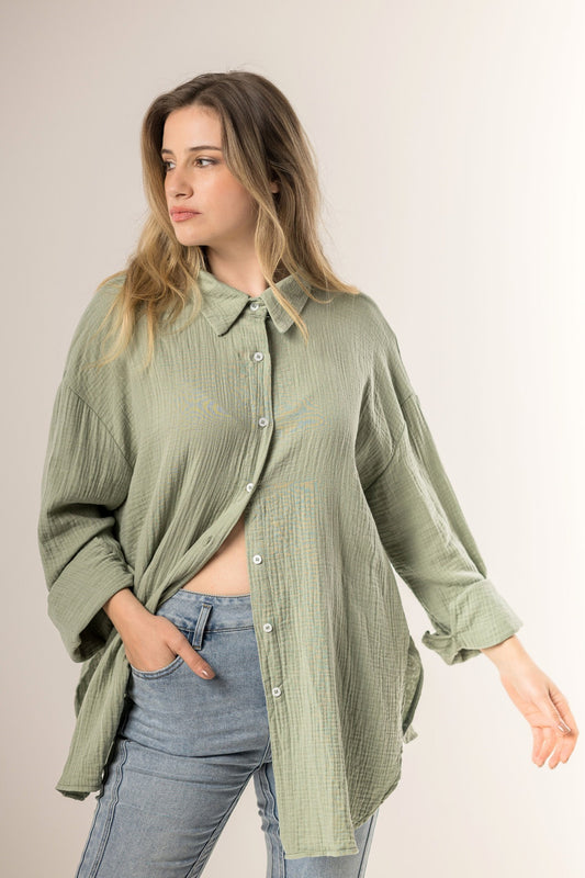 Camisa Larga c/diseño