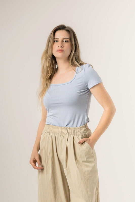 Blusa Escote Cuadrado