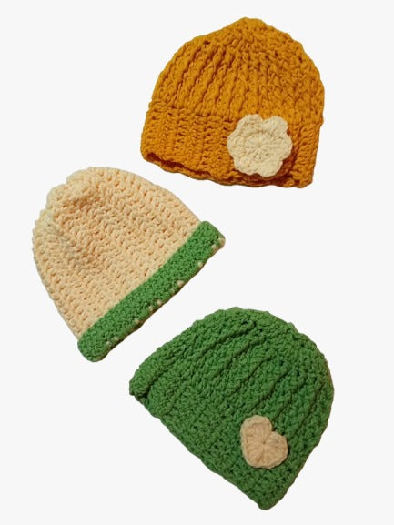Gorro Bebe Tejido (100% Algodón)