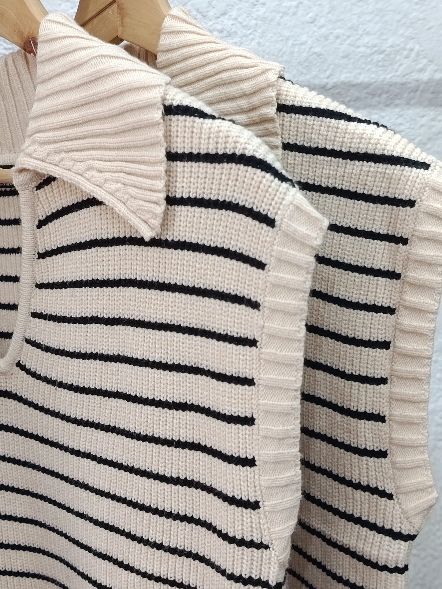 Chaleco Tejido a rayas