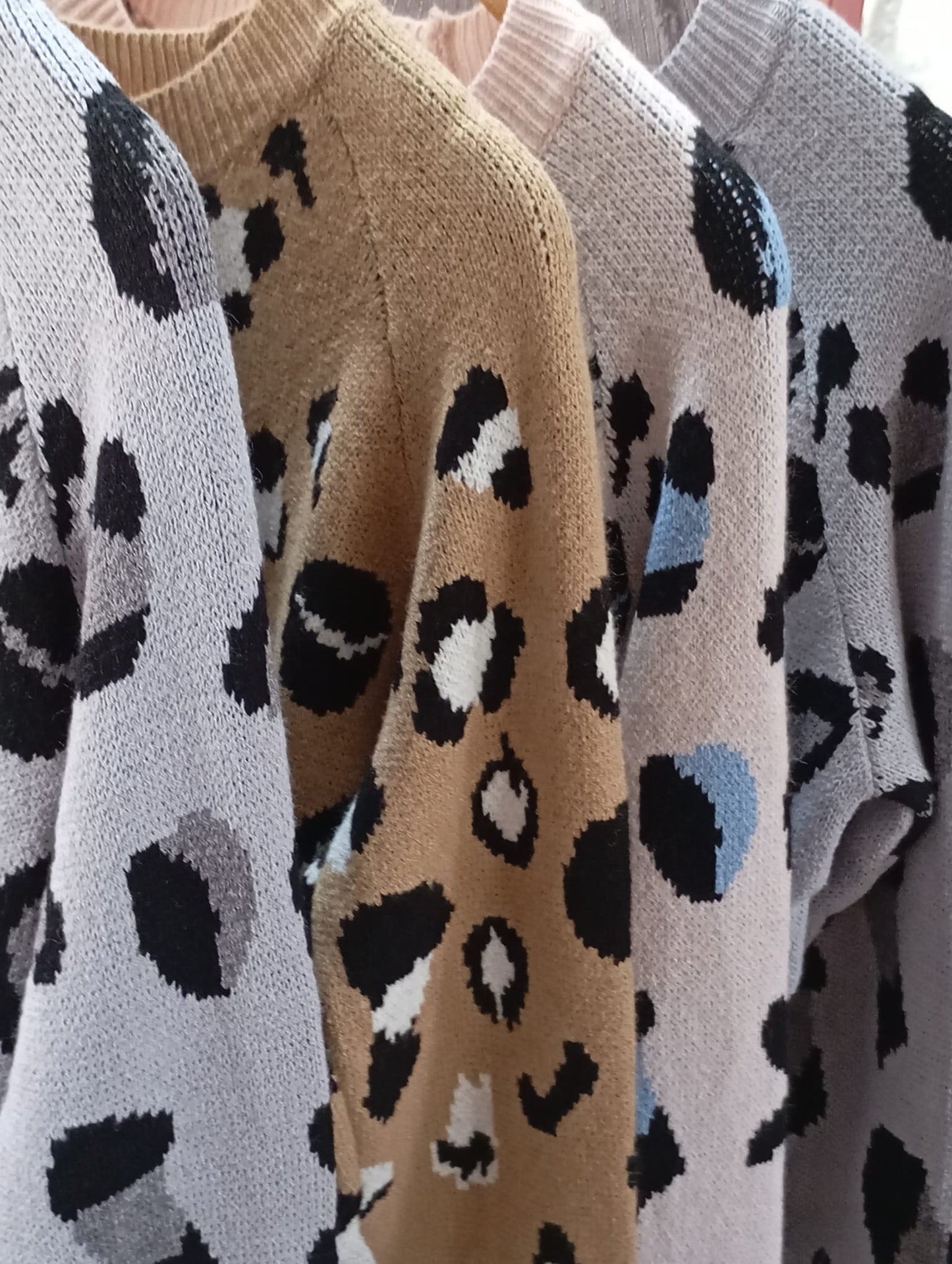 Buzo Tejido animal print