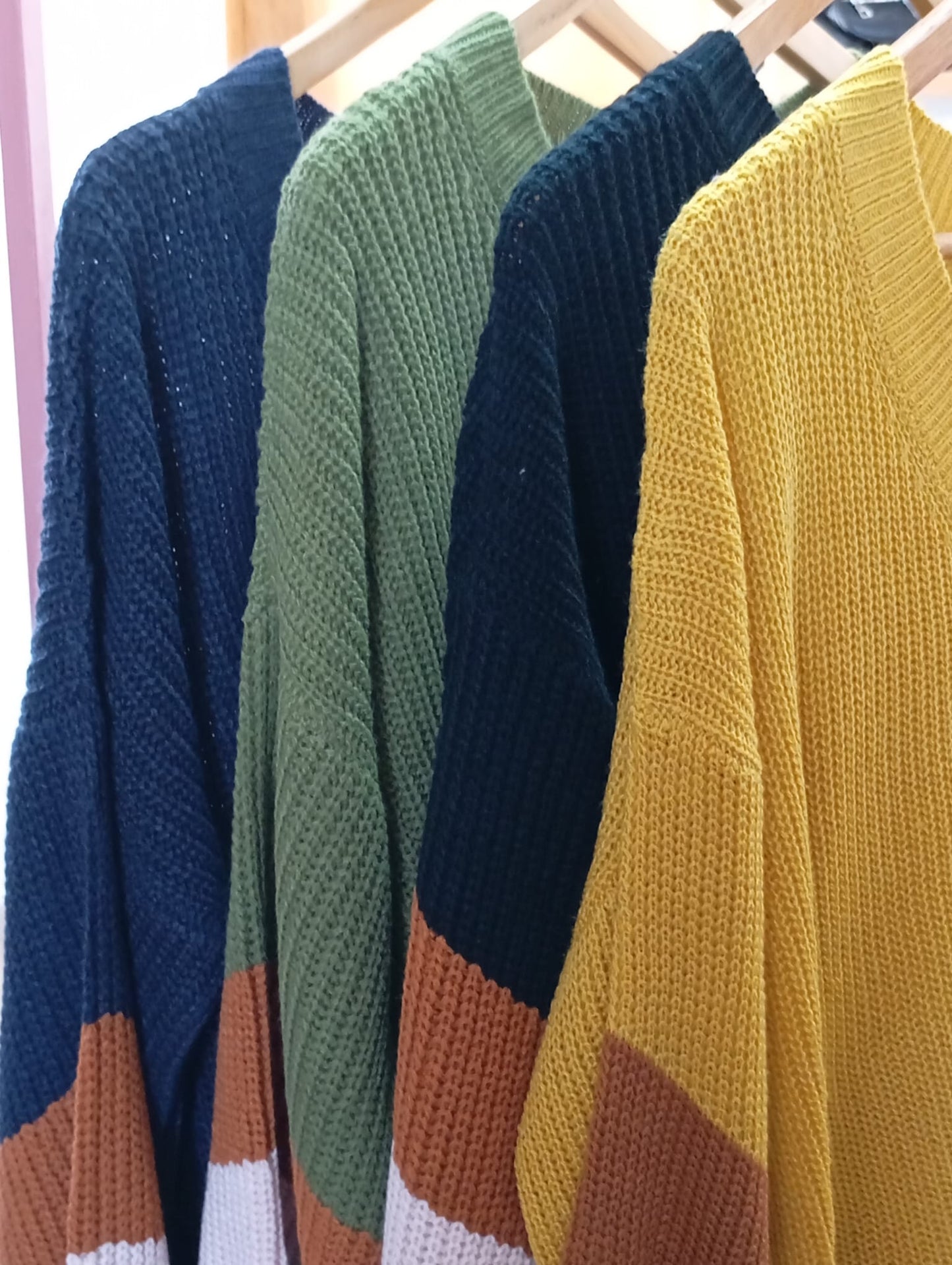 Buzo Tejido Combinado