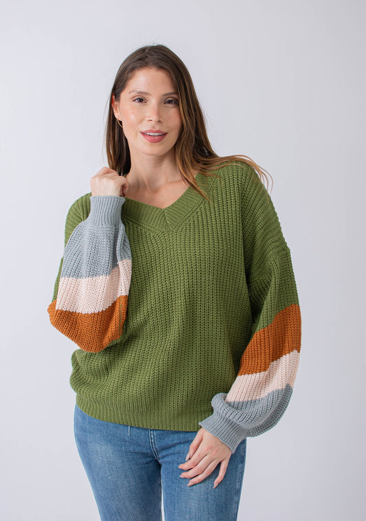 Buzo Tejido Combinado