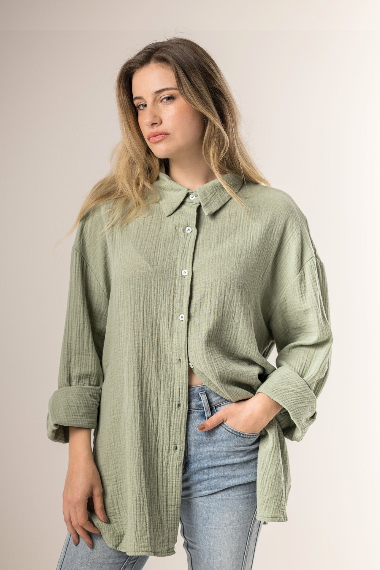 Camisa Larga c/diseño