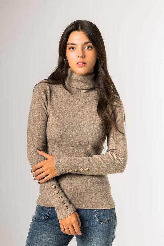Polera Tejida C/Botones