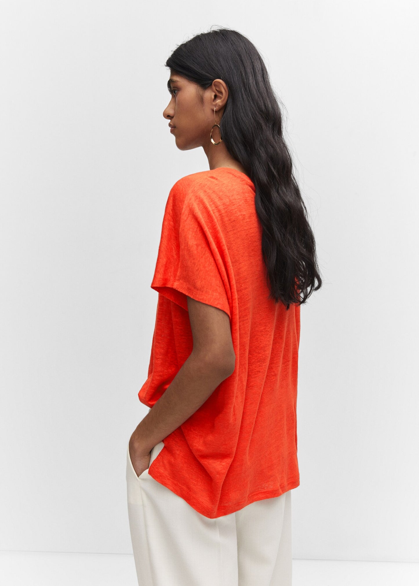 Remera Oversize de Lino