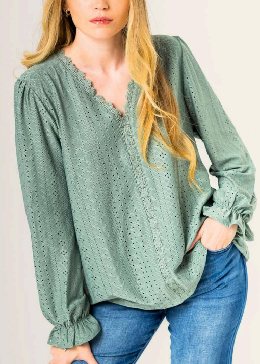 Blusa de Broderie