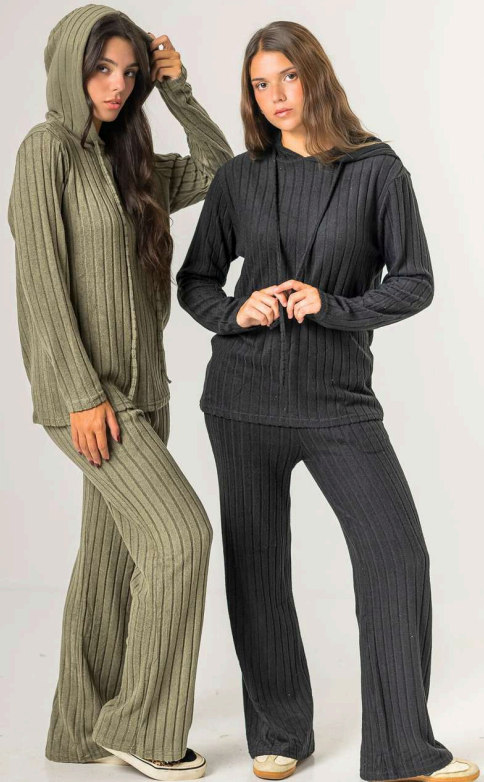Set Buzo capucha y Palazzo