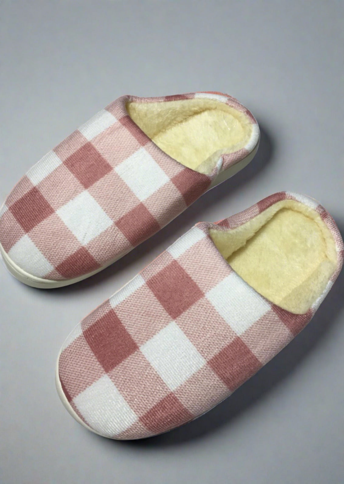 Pantuflas Cuadriculadas