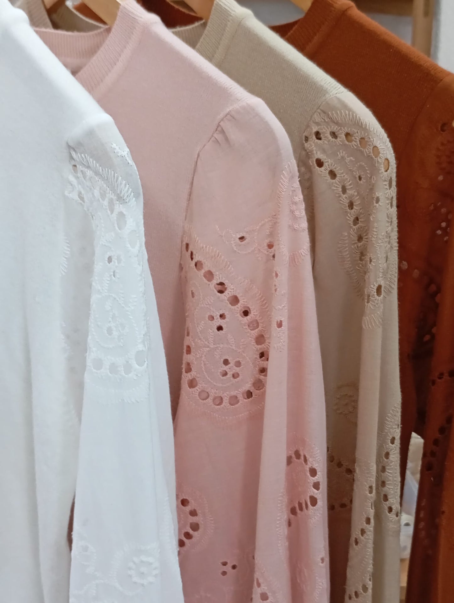 Buzo c/manga Broderie